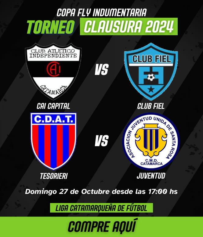 CAI CAPITAL vs CLUB FIEL - TESORIERI vs JUVENTUD